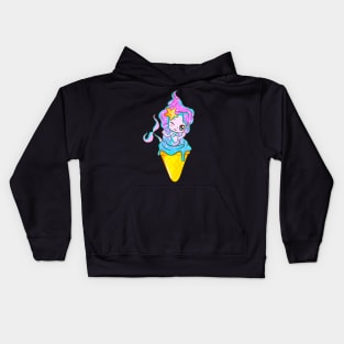 Mermaid Ice Cream Cone Cute Magical Mythical Kids Hoodie